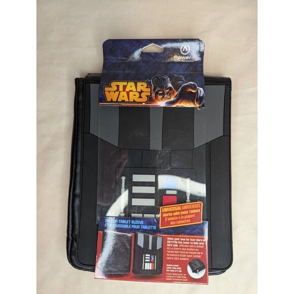 NWT Star Wars Darth Vader Zip Flip Tablet Sleeve Case for Universal Tablet - Picture 1 of 5